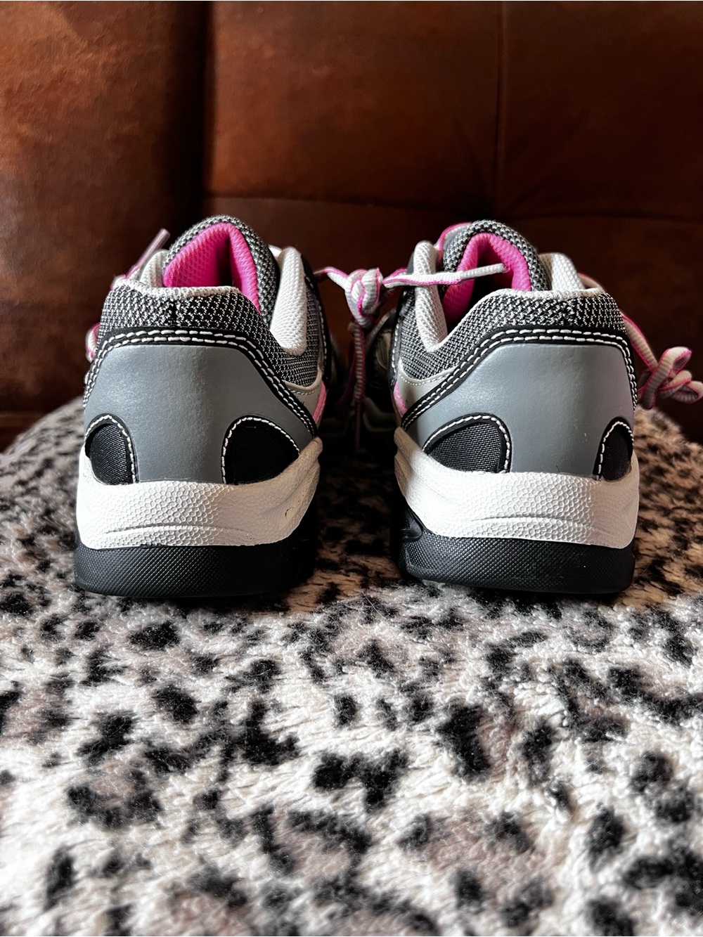 Skechers Work Biscoe ST Steel Toe Shoes Women’s Size 6 Black Pink - LIKE NEW! - Picture 7 of 11